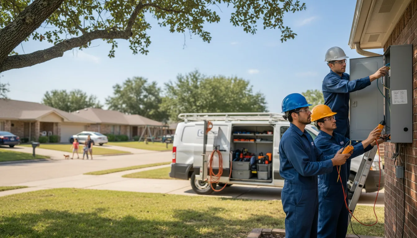 Certified electrician providing emergency electrical services in Kitts Hill, OH